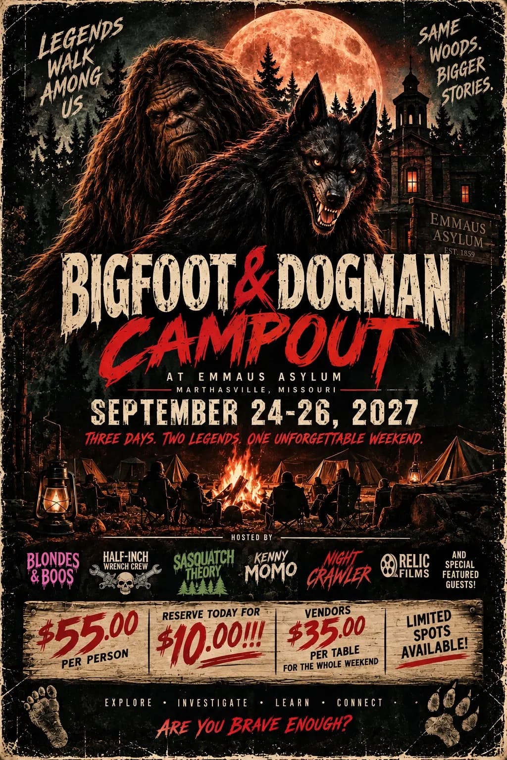 Bigfoot & Dogman Campout
